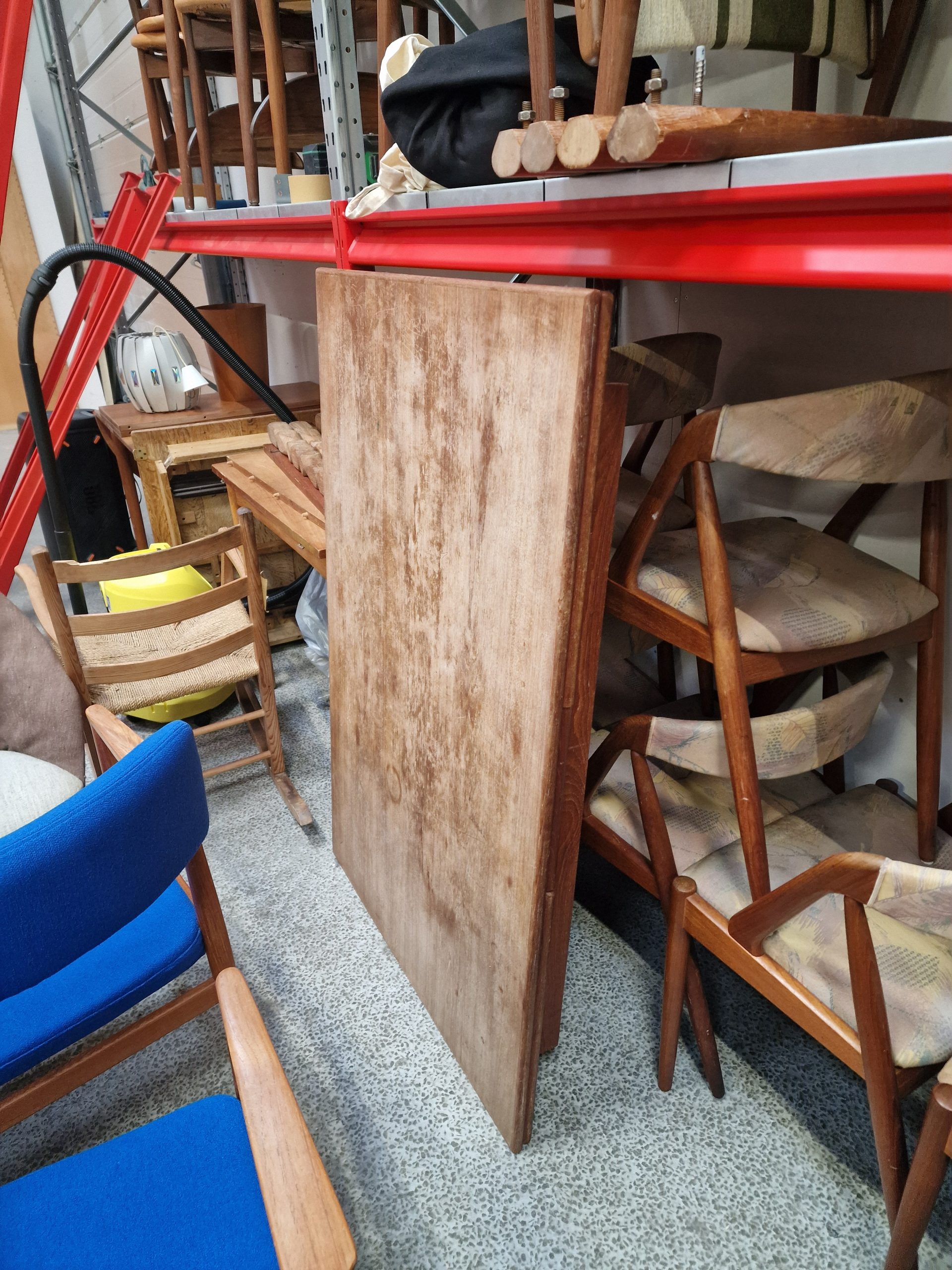 Spisebord i teak med hollandsk udtræk - Image 1