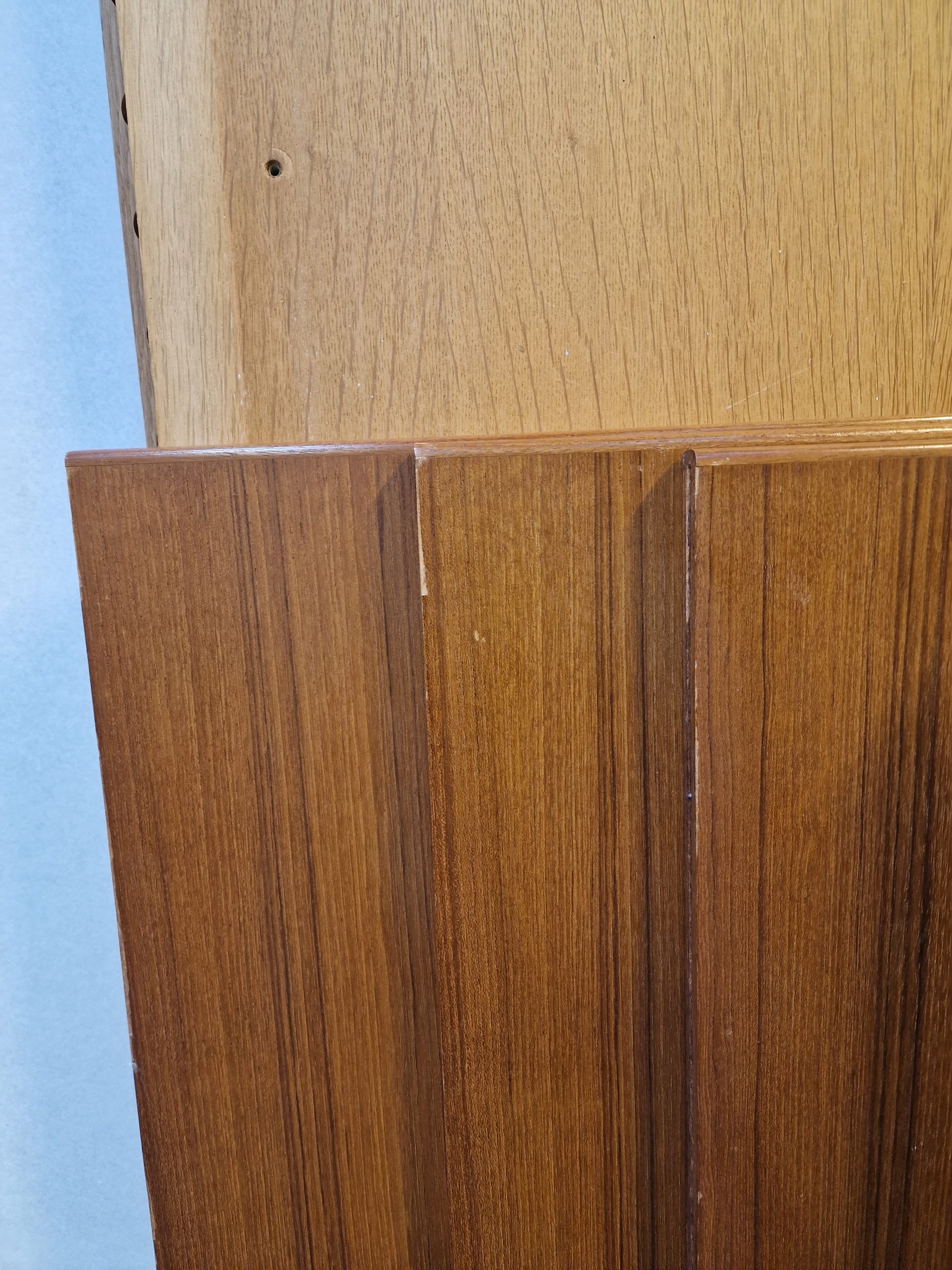 Rundt spisebord i teak med 4 tillægsplader - Image 5