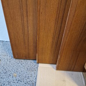 Rundt spisebord i teak med 4 tillægsplader - Image 6