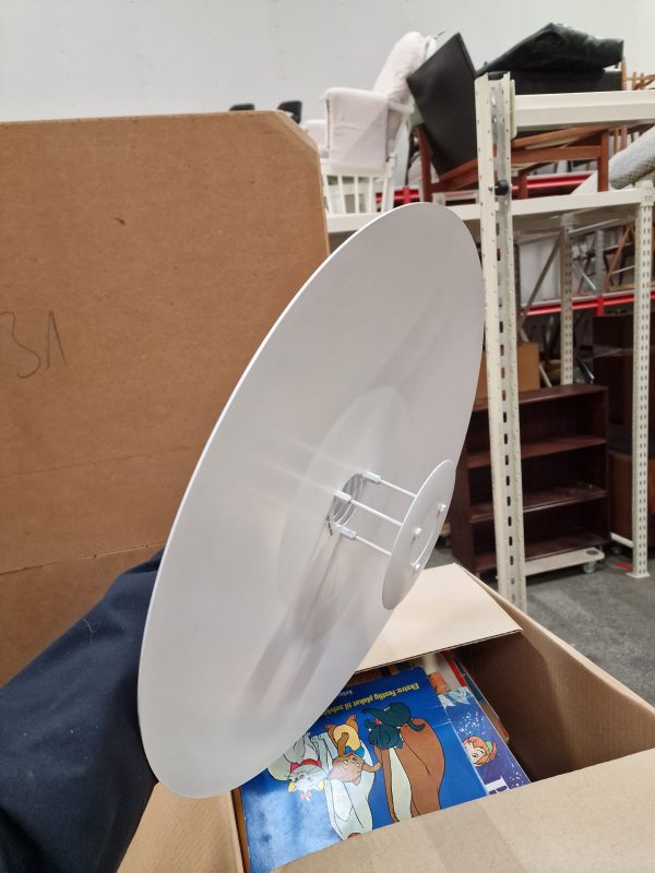 Pendel, hvid, Ø50 cm