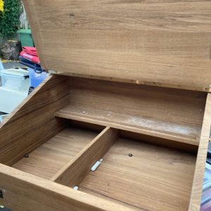 Trip Trap Skrivepult, teak, væghængt