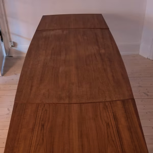 Spisebord i teak med hollandsk udtræk, bådformet - Image 3