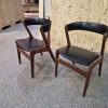 To spisestole i teak af Anderstrup møbelfabrik, T21 / Fire Chair af Kai Kristiansen