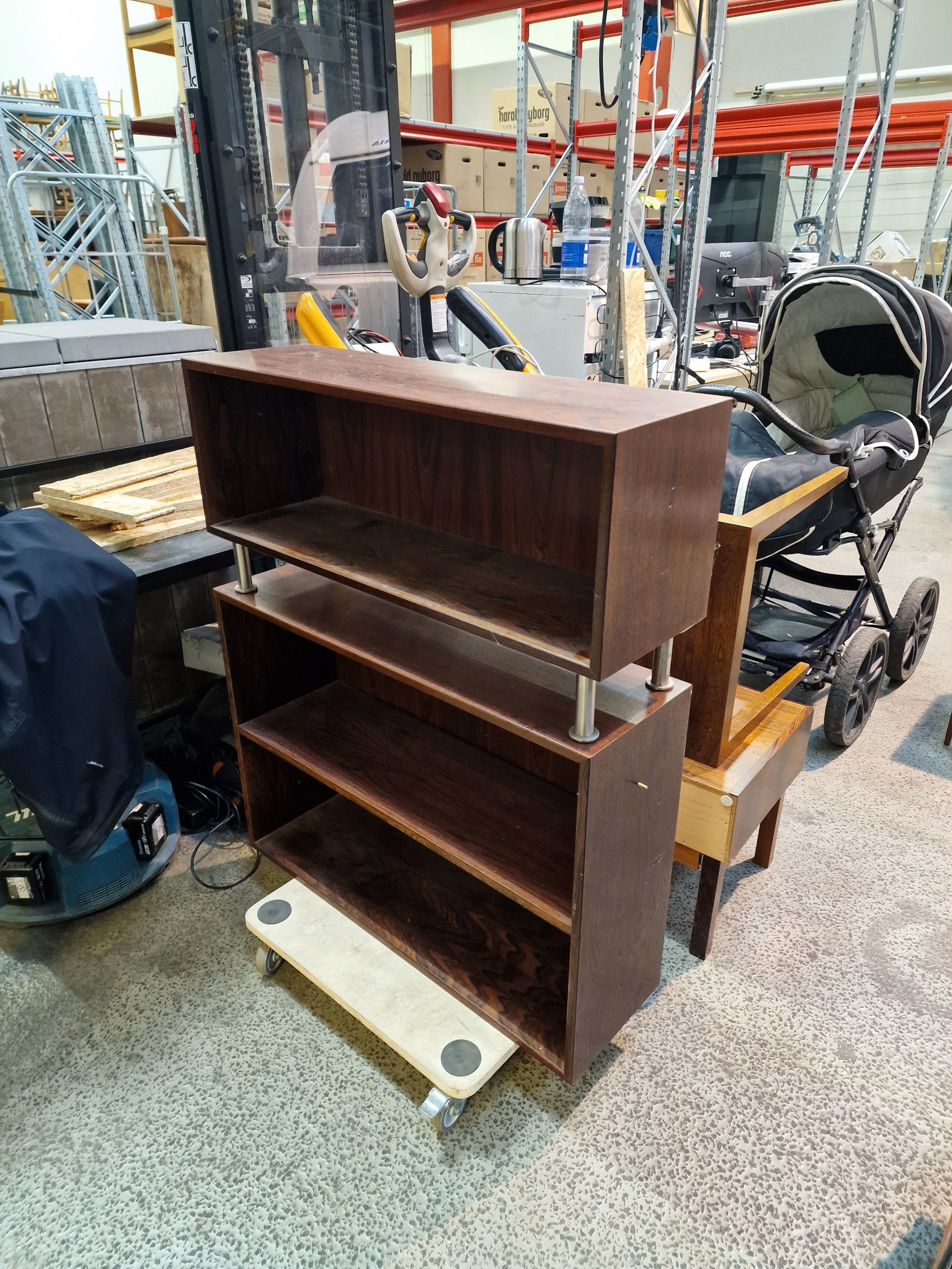 Palisander reol, todelt