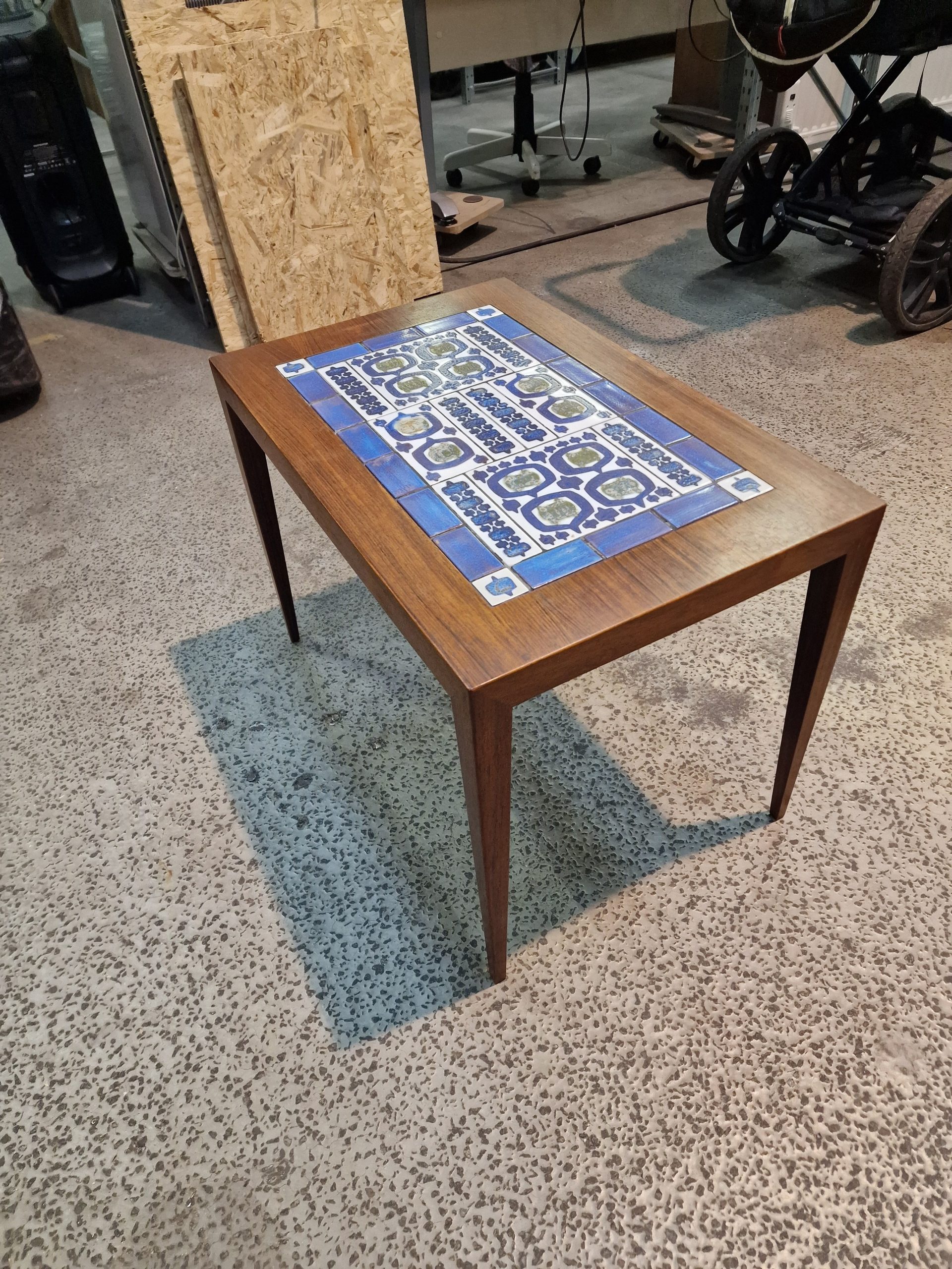 Severin Hansen bord med royale kakler - Image 4