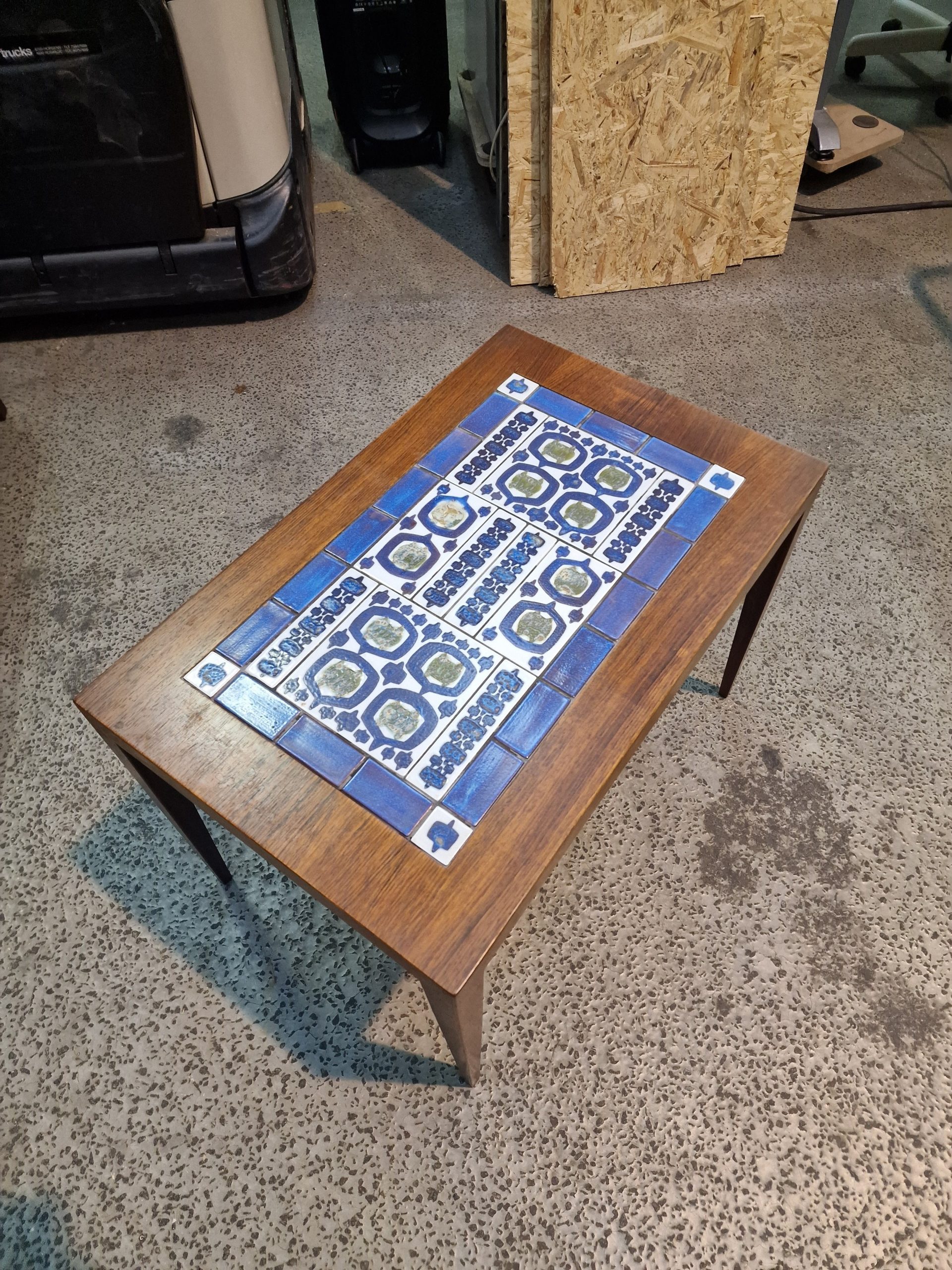 Severin Hansen bord med royale kakler - Image 2