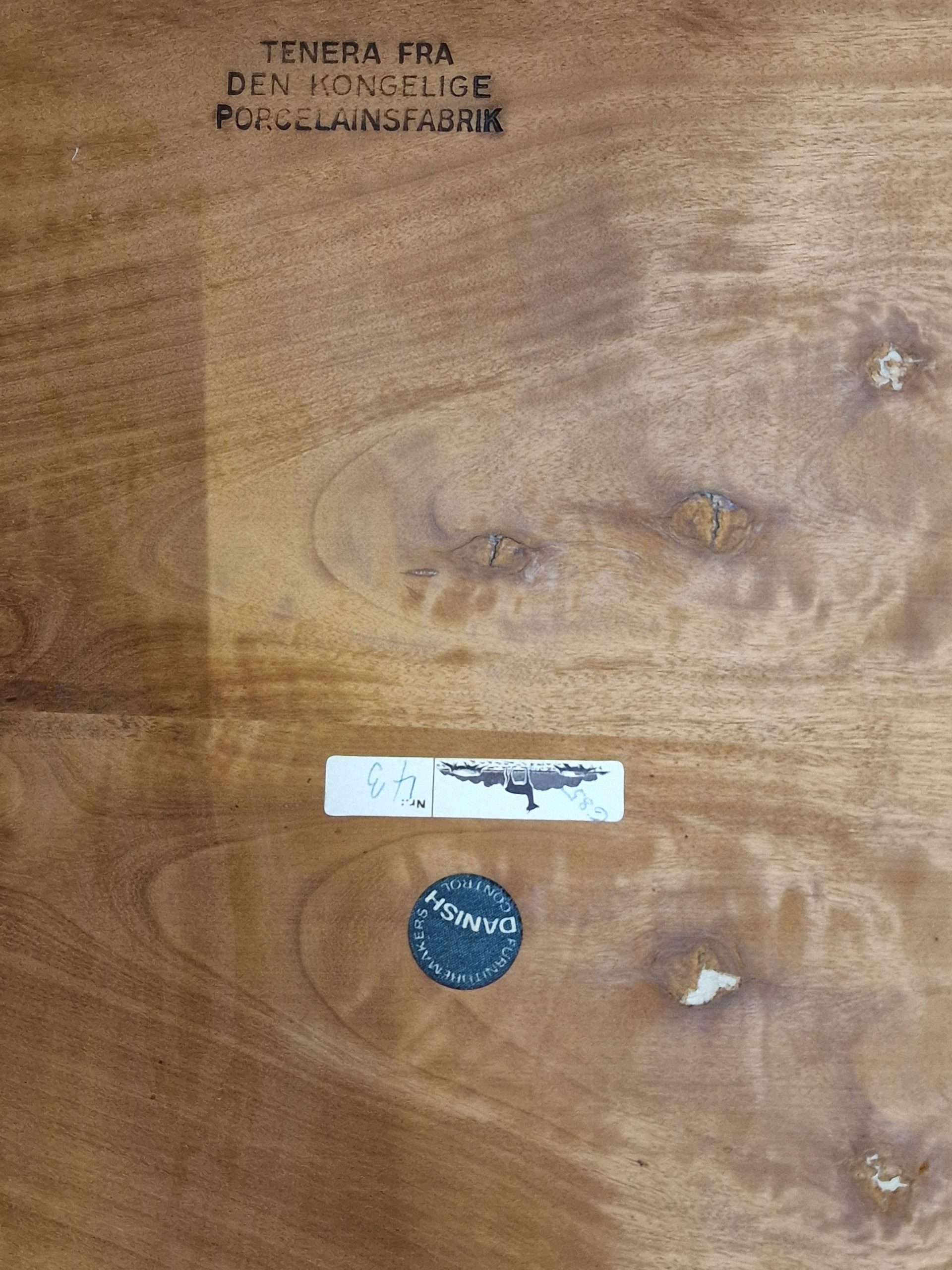 Severin Hansen bord med royale kakler - Image 8