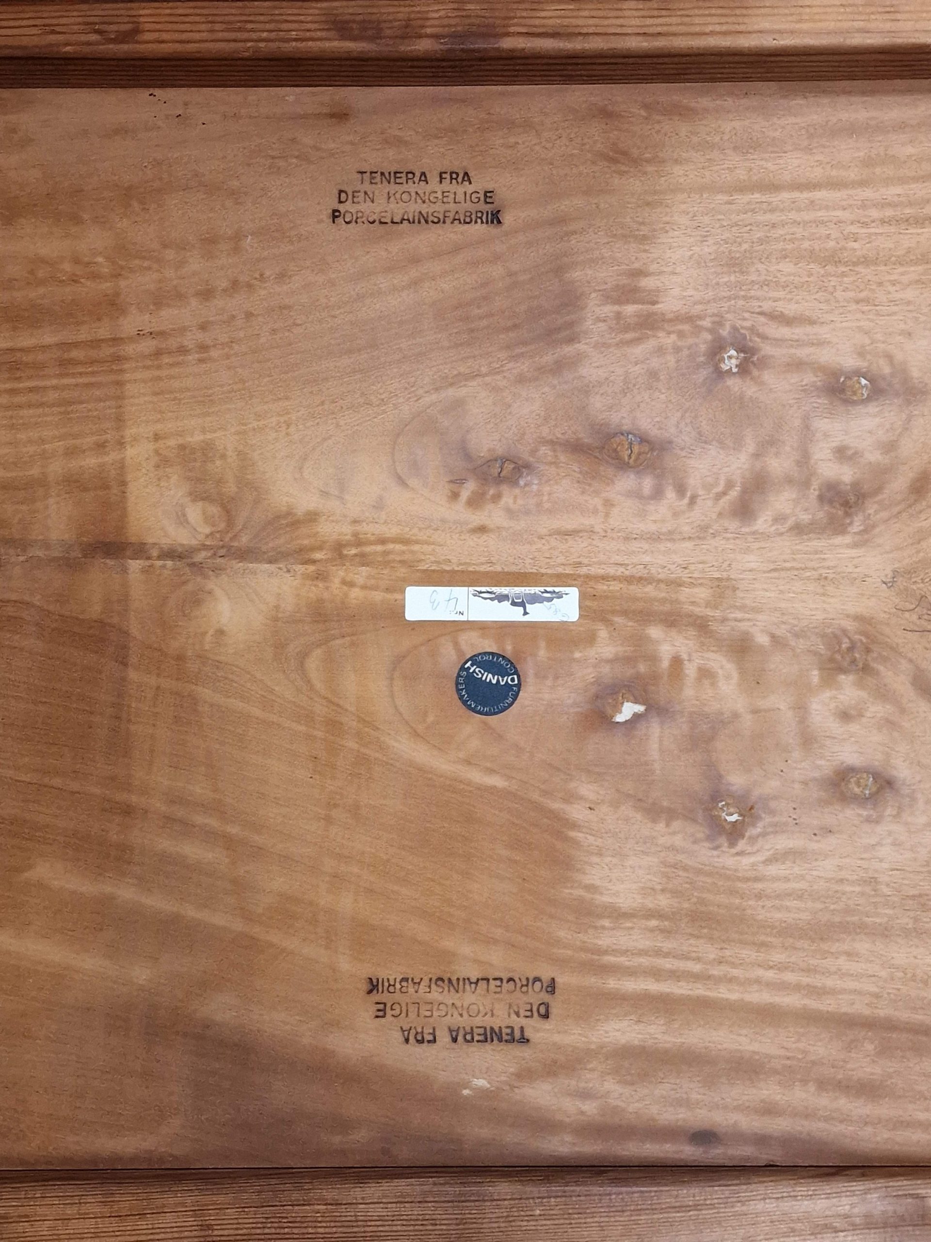 Severin Hansen bord med royale kakler - Image 3