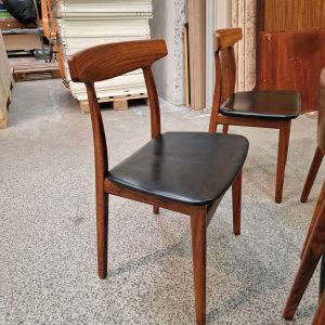 Fire spisestole, massiv palisander - Image 2