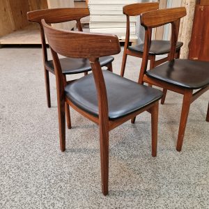 Fire spisestole, massiv palisander - Image 4