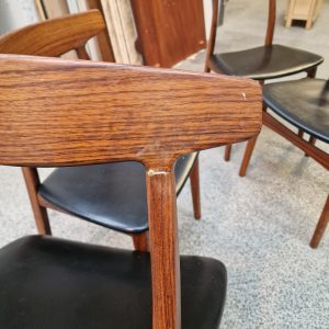 Fire spisestole, massiv palisander - Image 13