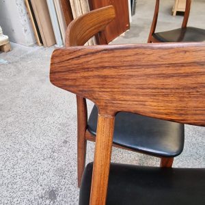 Fire spisestole, massiv palisander - Image 14