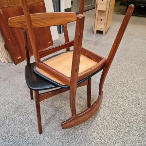 Fire spisestole, massiv palisander - Image 15