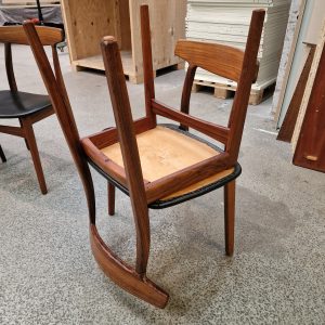 Fire spisestole, massiv palisander - Image 16