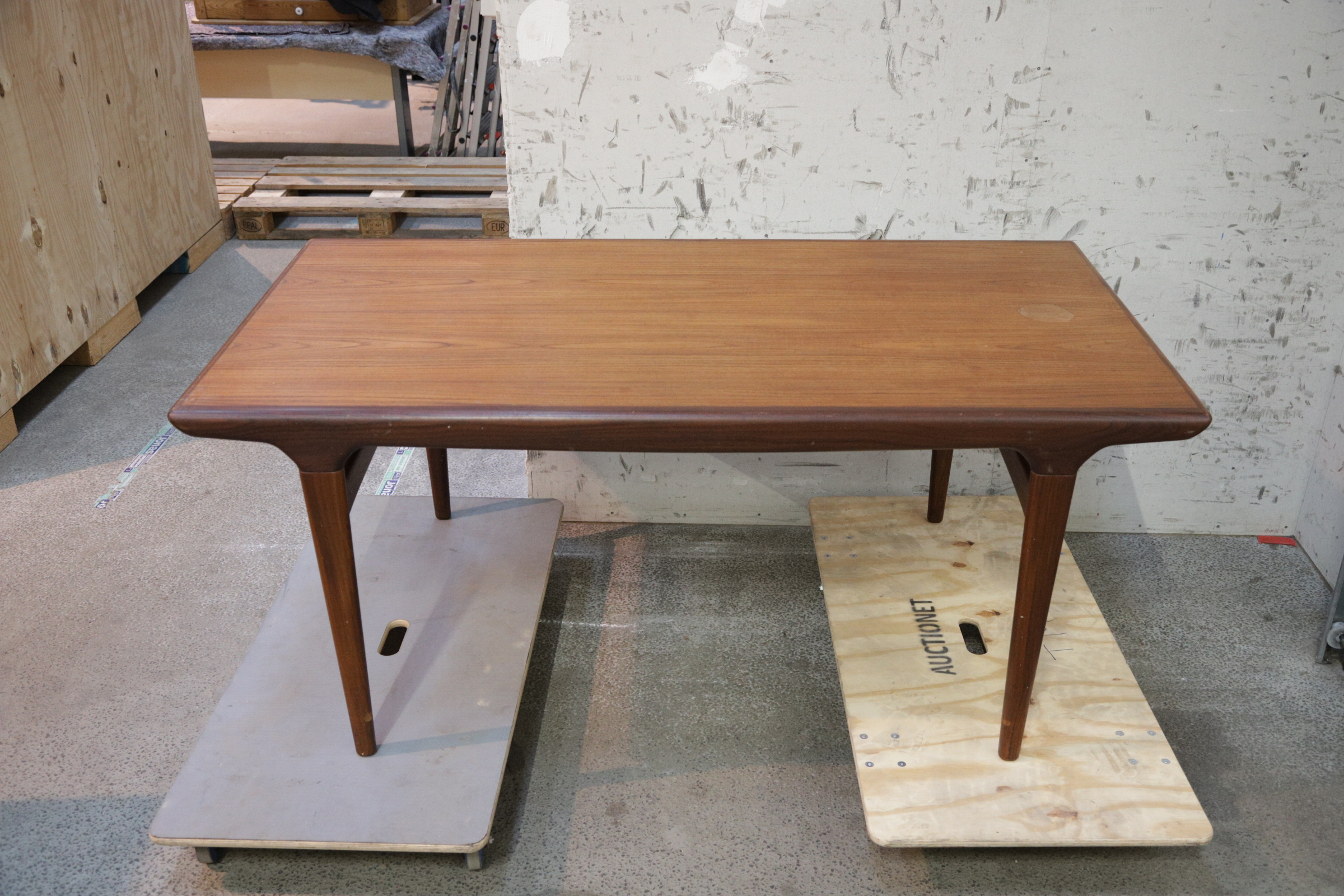 Spisebord i teak med tillægsplade af Johannes Andersen for fra Uldum Møbelfabrik - Image 3