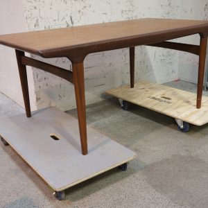 Spisebord i teak med tillægsplade af Johannes Andersen for fra Uldum Møbelfabrik - Image 4