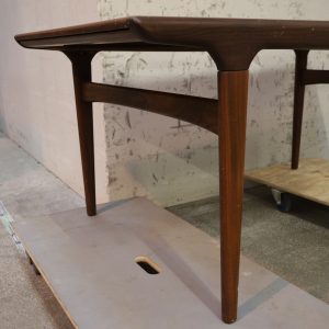 Spisebord i teak med tillægsplade af Johannes Andersen for fra Uldum Møbelfabrik - Image 5