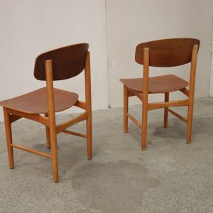To stole, teak, Børge Mogensen model 122, Søborg Møbelfabrik - Image 3