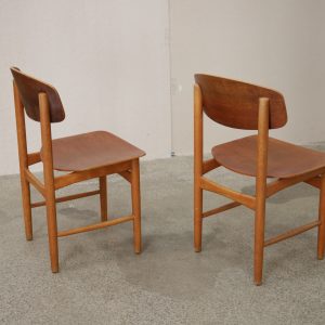 To stole, teak, Børge Mogensen model 122, Søborg Møbelfabrik - Image 6