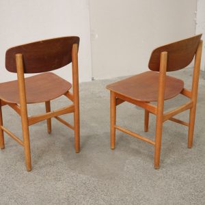 To stole, teak, Børge Mogensen model 122, Søborg Møbelfabrik - Image 7