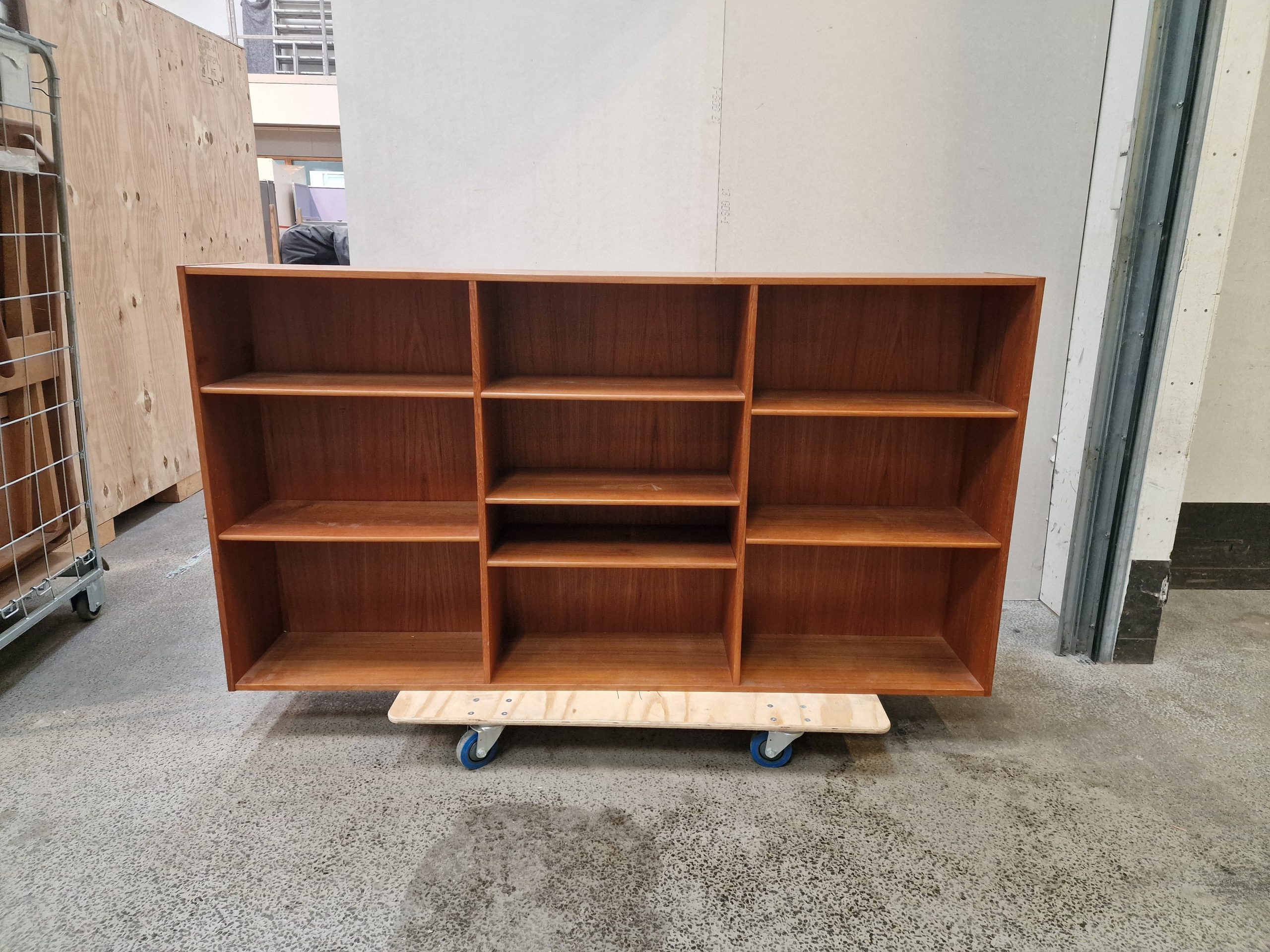 Bogreol-overdel, teak - Image 1