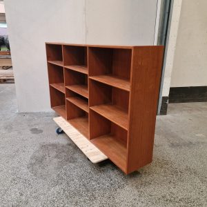 Bogreol-overdel, teak - Image 2