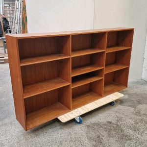 Bogreol-overdel, teak - Image 8