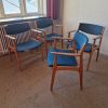 4 stk Henning Kjærnulf armstole af teak model 317/318
