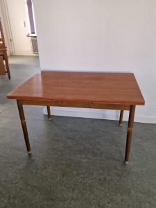 Spisebord i teak med hollandsk udtræk #1