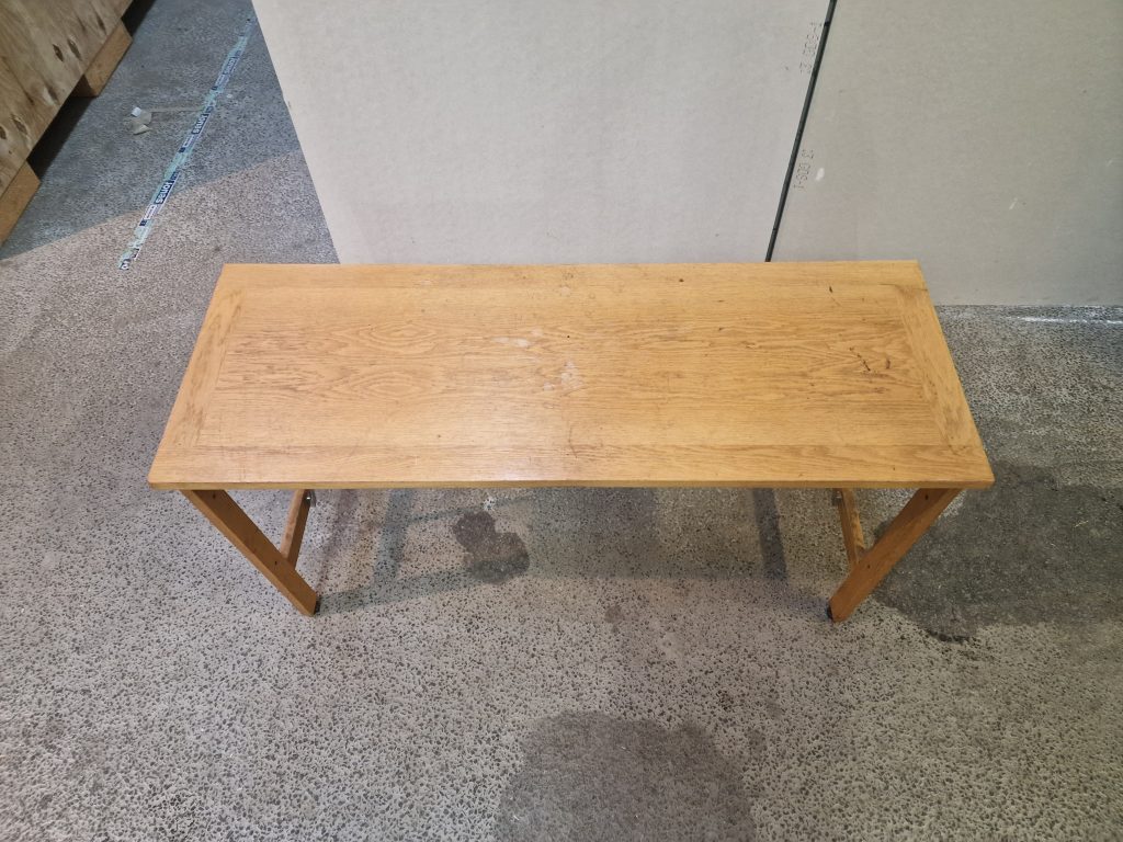 Aflæggerbord, egetræ, Bjerringbro Savværk