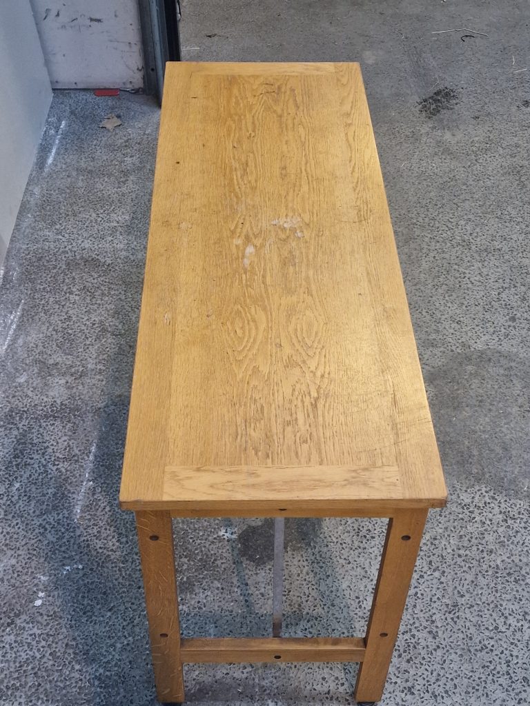 Aflæggerbord, egetræ, Bjerringbro Savværk