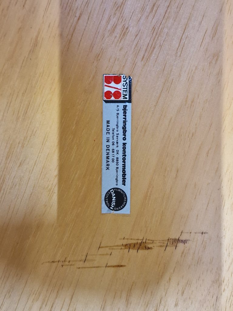 Aflæggerbord, egetræ, Bjerringbro Savværk