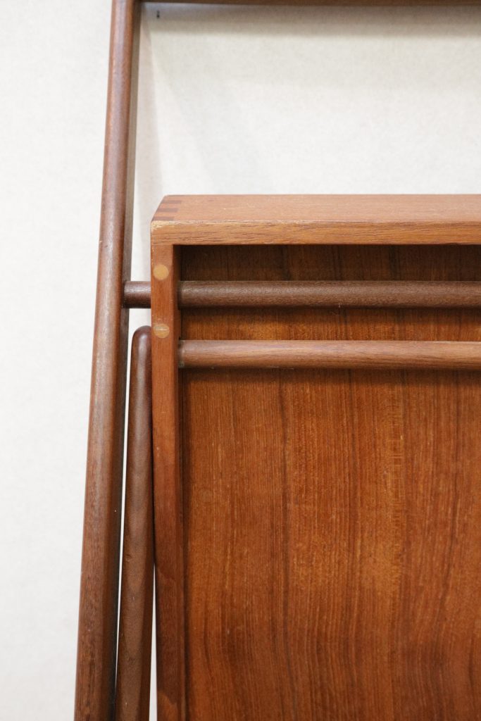 Serveringsbord på hjul, teak