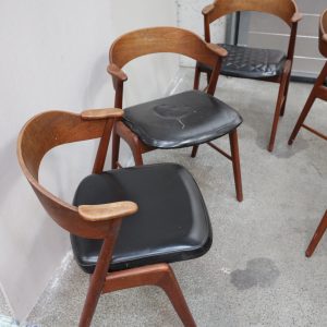 Seks spisestole i teak, Kai Kristiansen model 32 - Image 3