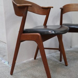 Seks spisestole i teak, Kai Kristiansen model 32 - Image 6