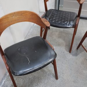 Seks spisestole i teak, Kai Kristiansen model 32 - Image 7