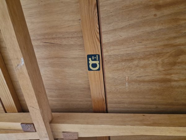 Spisebord med hollandsk udtræk, teak