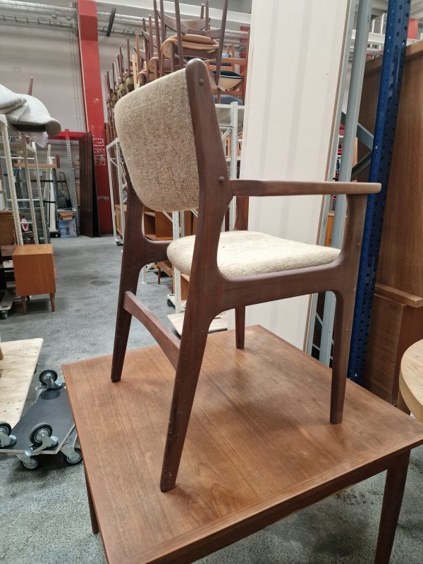 Armstol, massiv teak, Erik Buch