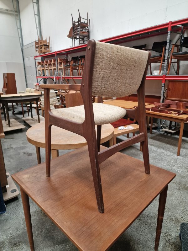 Armstol, massiv teak, Erik Buch