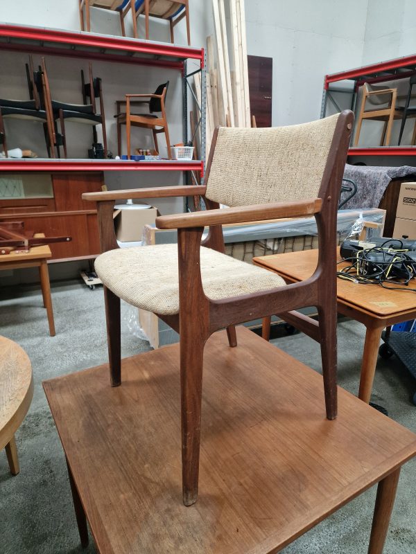 Armstol, massiv teak, Erik Buch