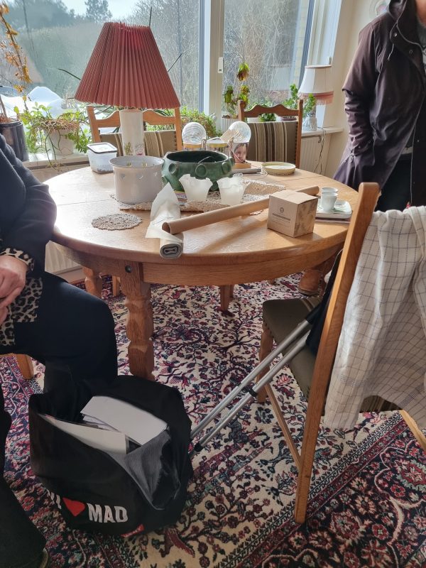 Spisebord, syret egetræ