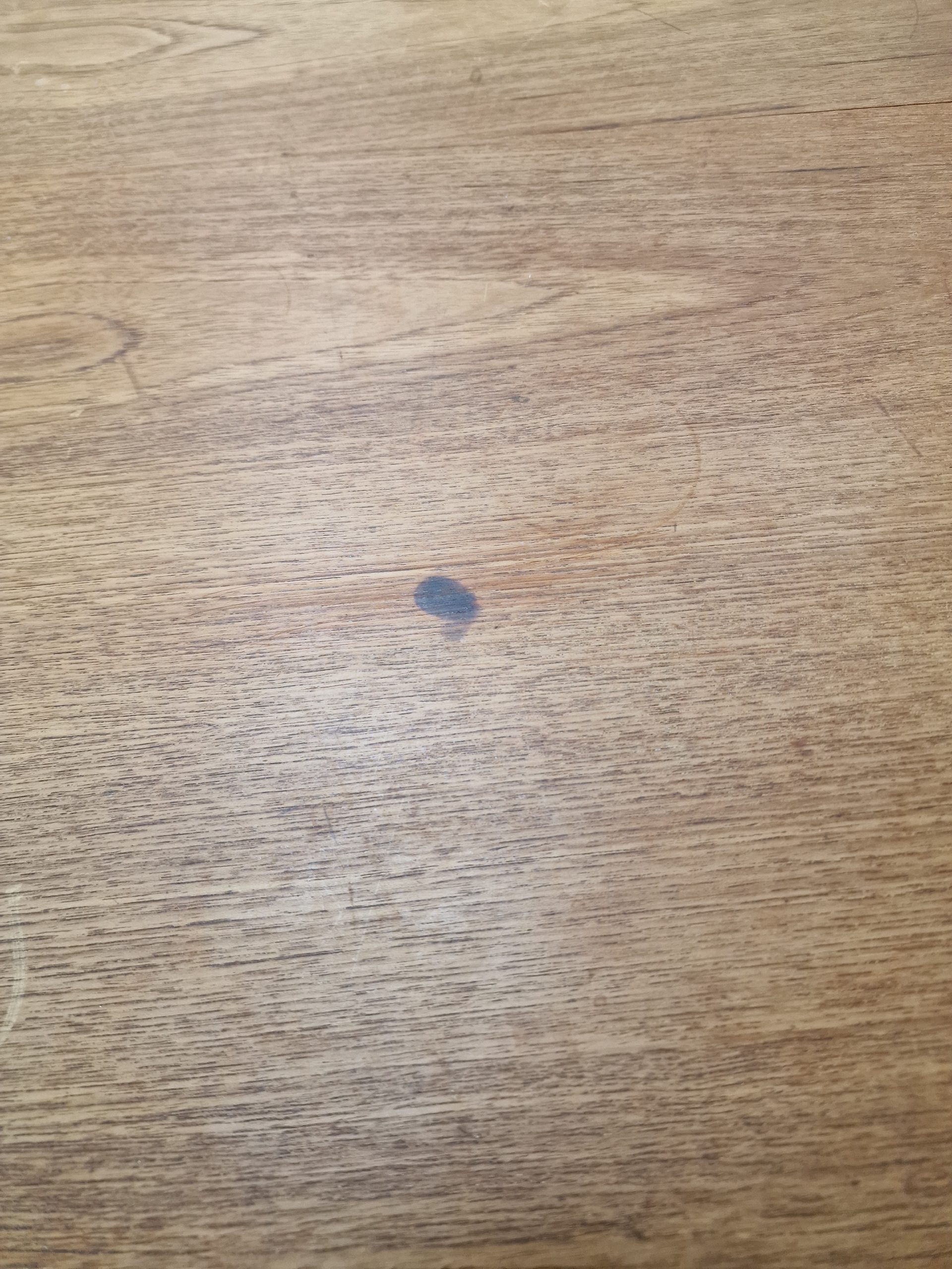 Ovalt spisebord i teak med to tillægsplader, Skovby