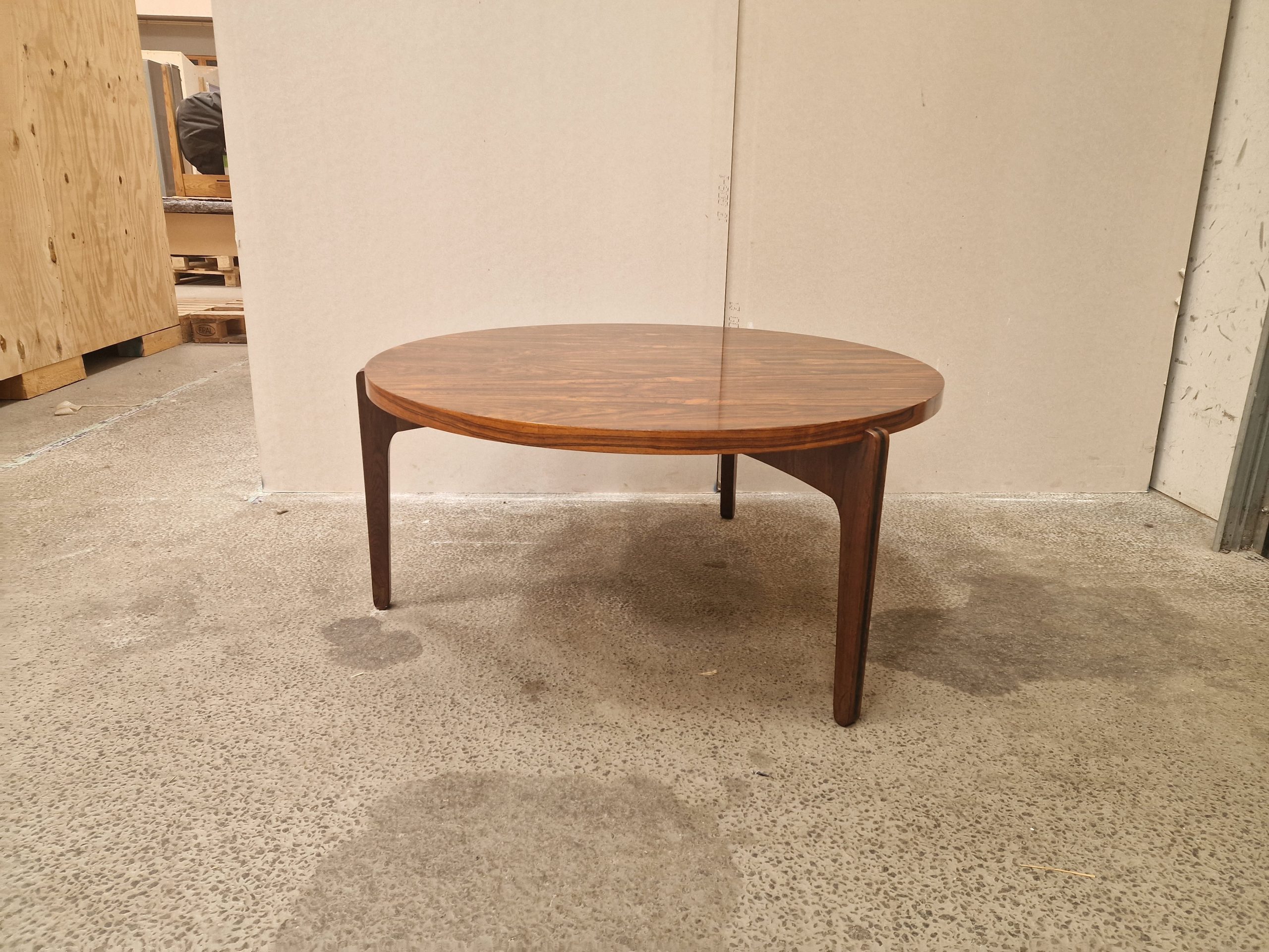 Rundt sofabord, palisander, Sven Ellekær