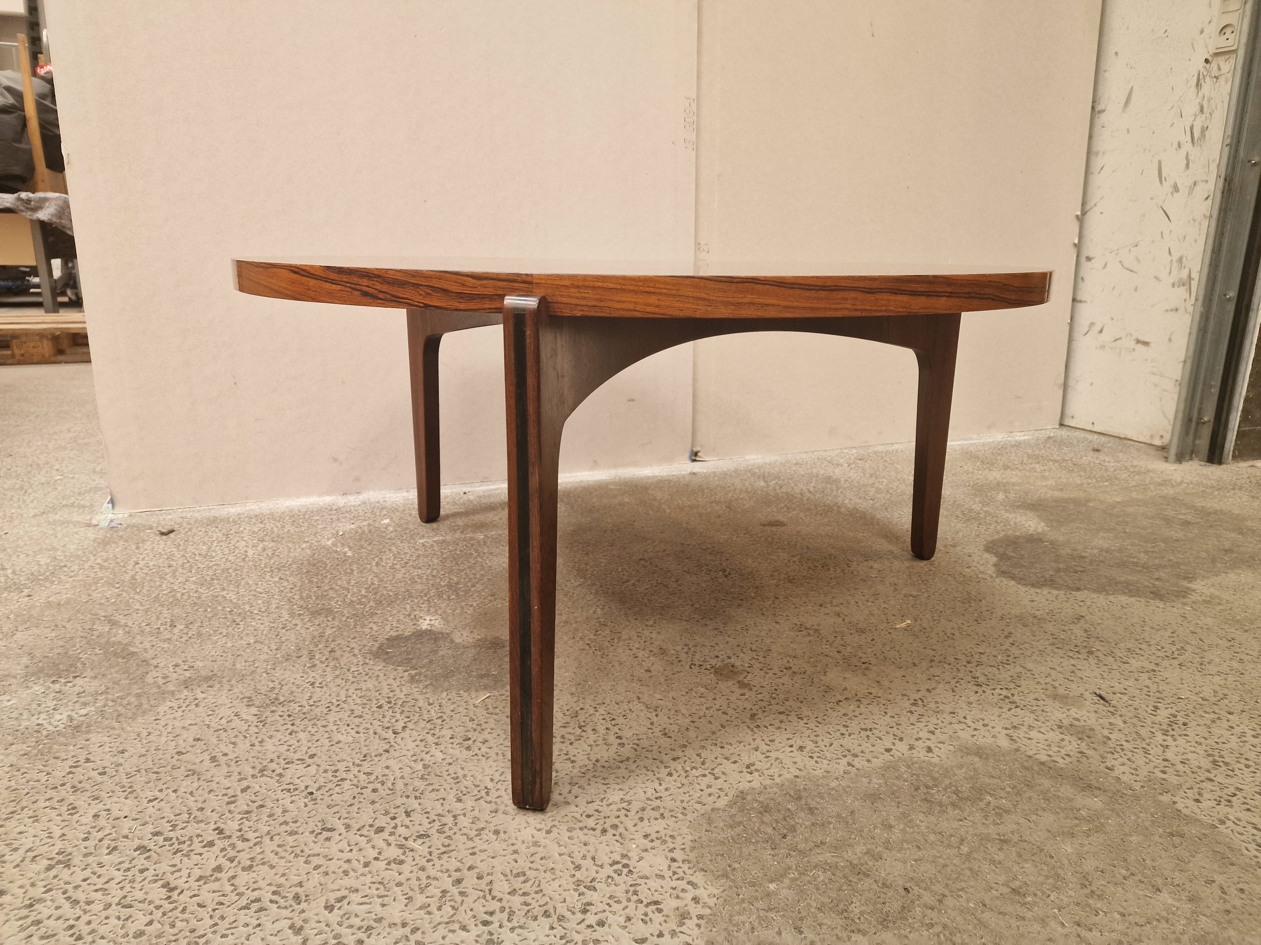 Rundt sofabord, palisander, Sven Ellekær