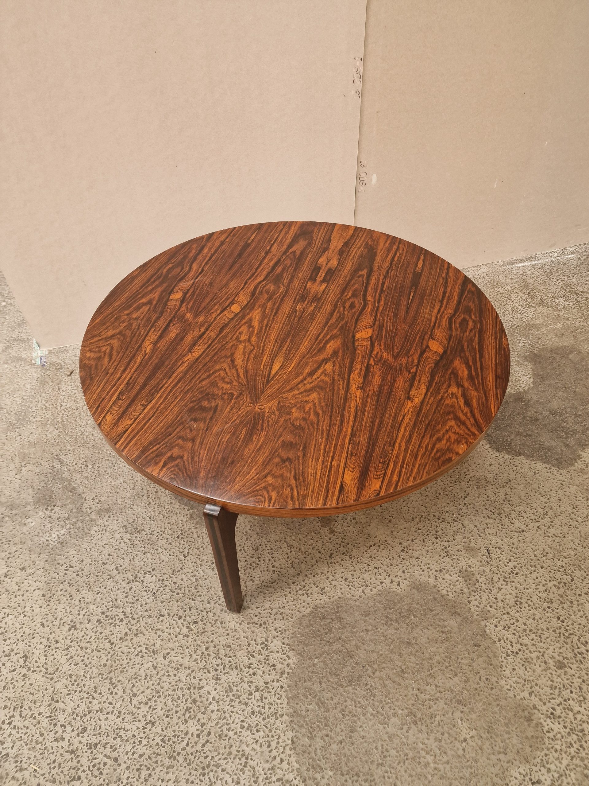 Rundt sofabord, palisander, Sven Ellekær