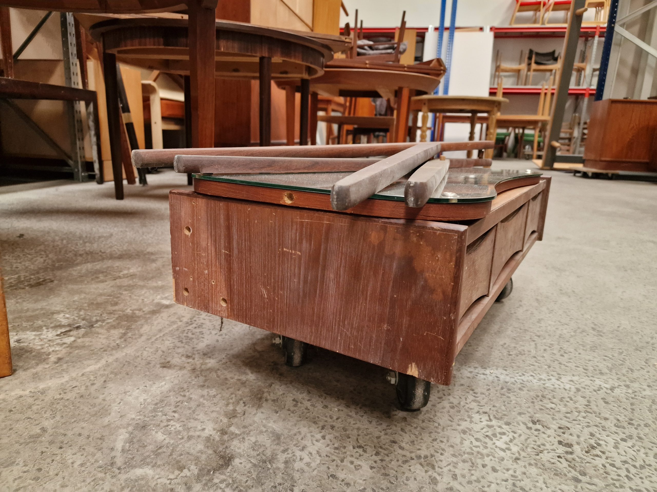 Sminkebord, teak, Tilskrevet Arne Vodder