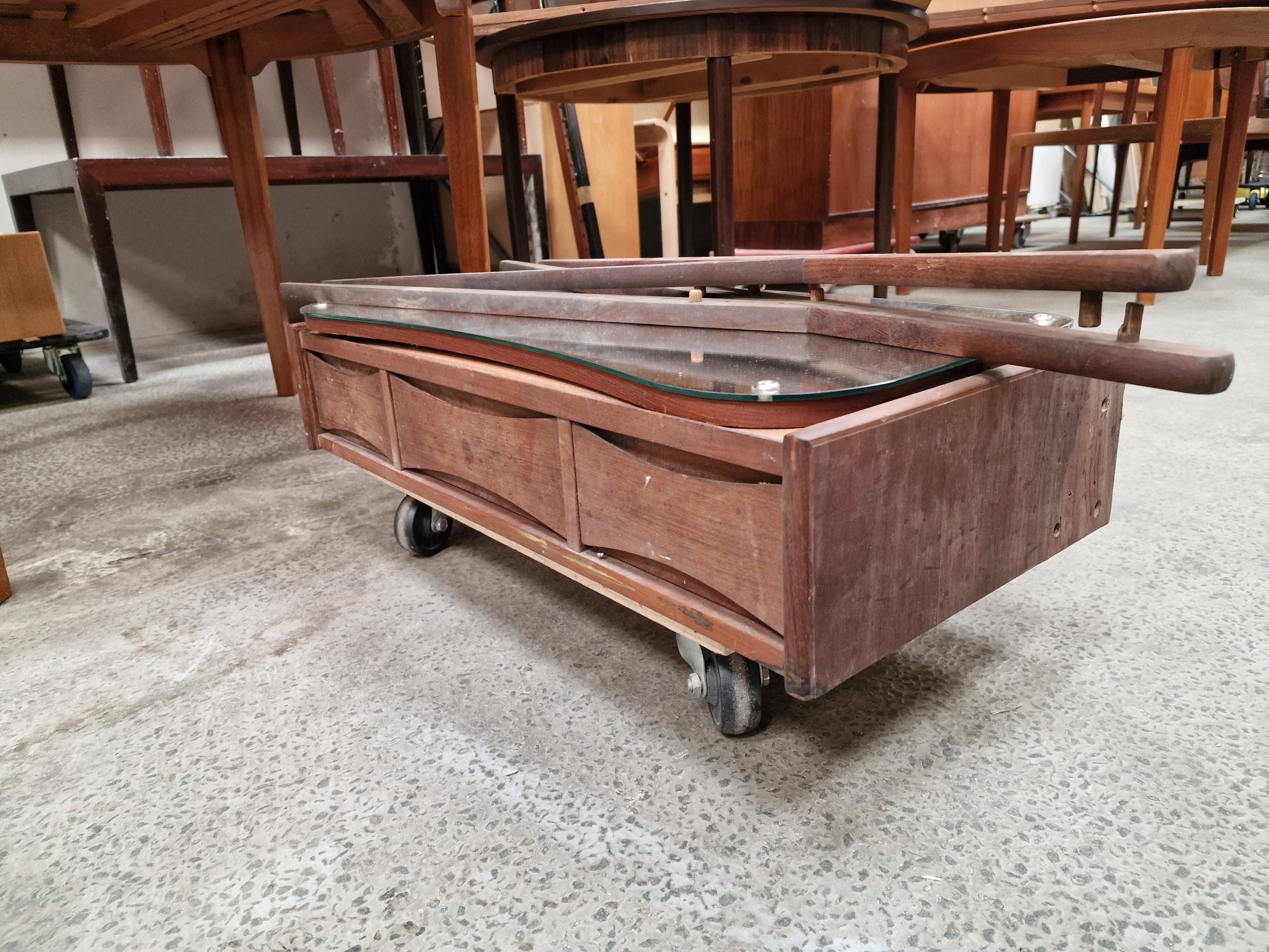 Sminkebord, teak, Tilskrevet Arne Vodder