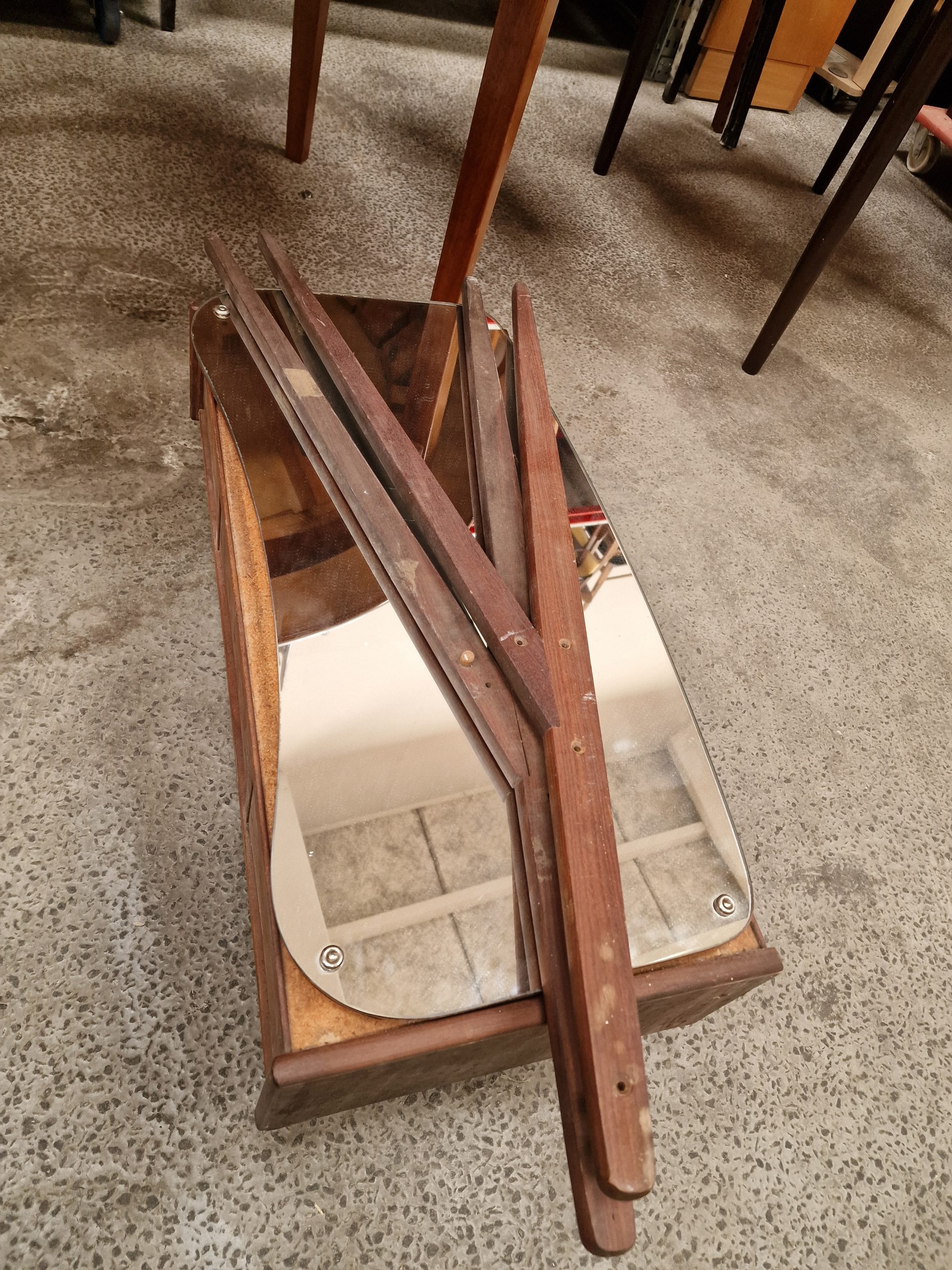 Sminkebord, teak, Tilskrevet Arne Vodder