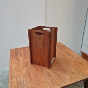 Papirkurv, paraplystativ, teak