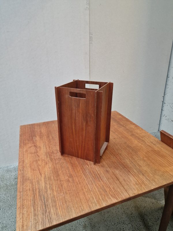 Papirkurv, paraplystativ, teak